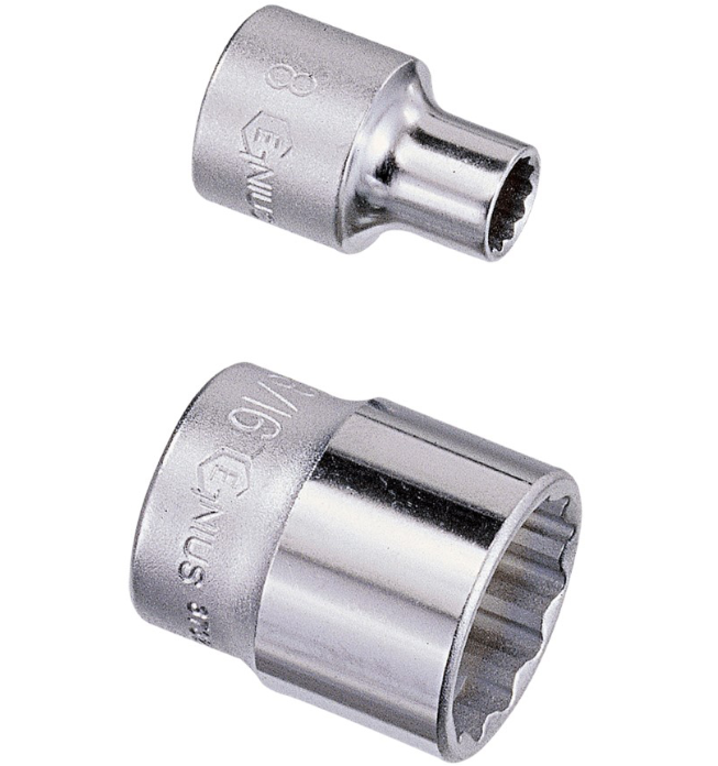 Muciņa 3/8" 12-stūru 5/8" (373220, GENIUS)