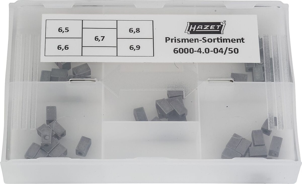 Prizmu komplekts dinamometriskajai atslēgai (6000-4.0-04/50, HAZET)