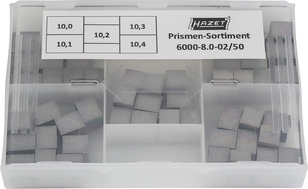 Prizmu komplekts dinamometriskajai atslēgai (6000-8.0-02/50, HAZET)