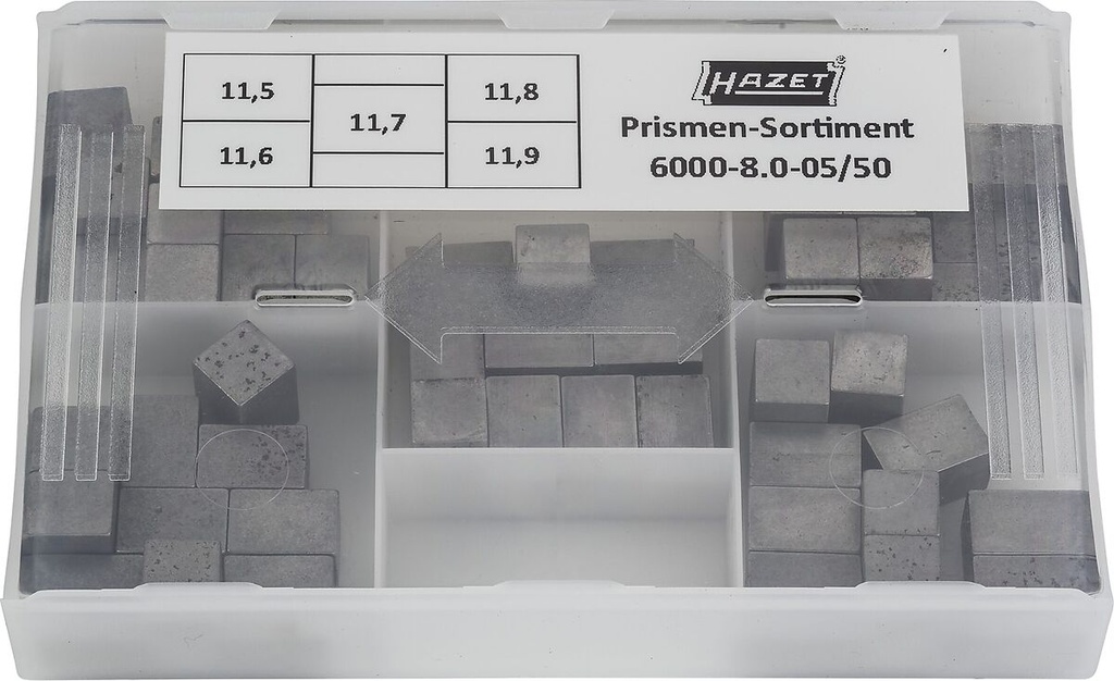 Prizmu komplekts dinamometriskajai atslēgai (6000-8.0-05/50, HAZET)