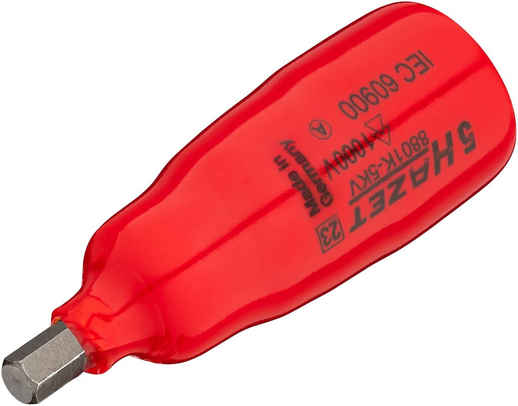 Insulated hex bit socket 5 mm, 1000 V (8801K-5KV, HAZET)