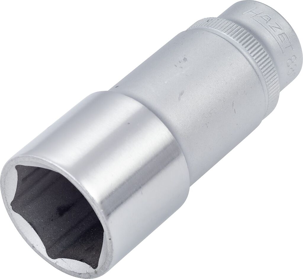 Sešstūra muciņa, gara, 22 mm, 3/8 collas (880LG-22, HAZET)