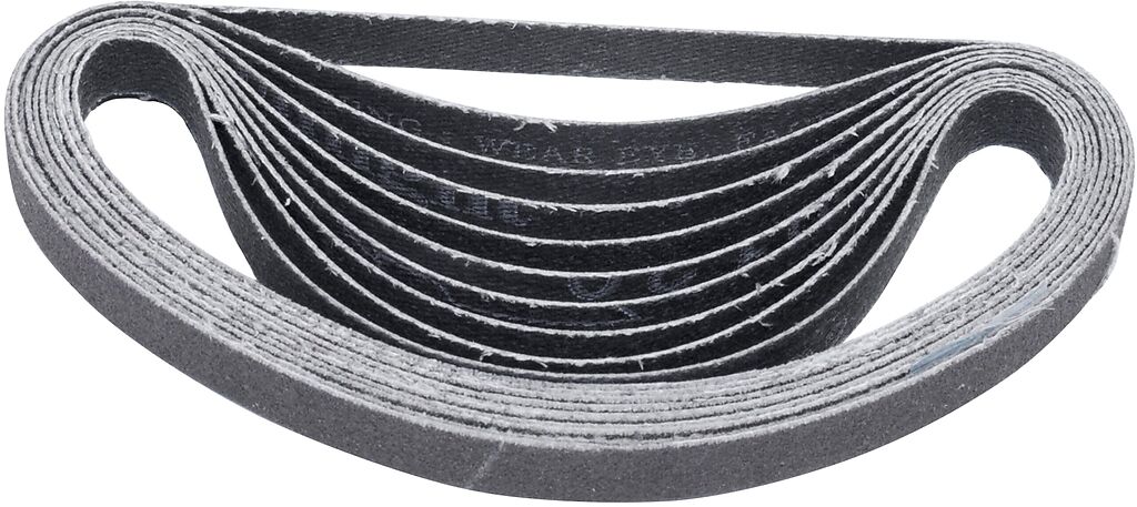 Abrasive belt set 9033-4120/10, HAZET