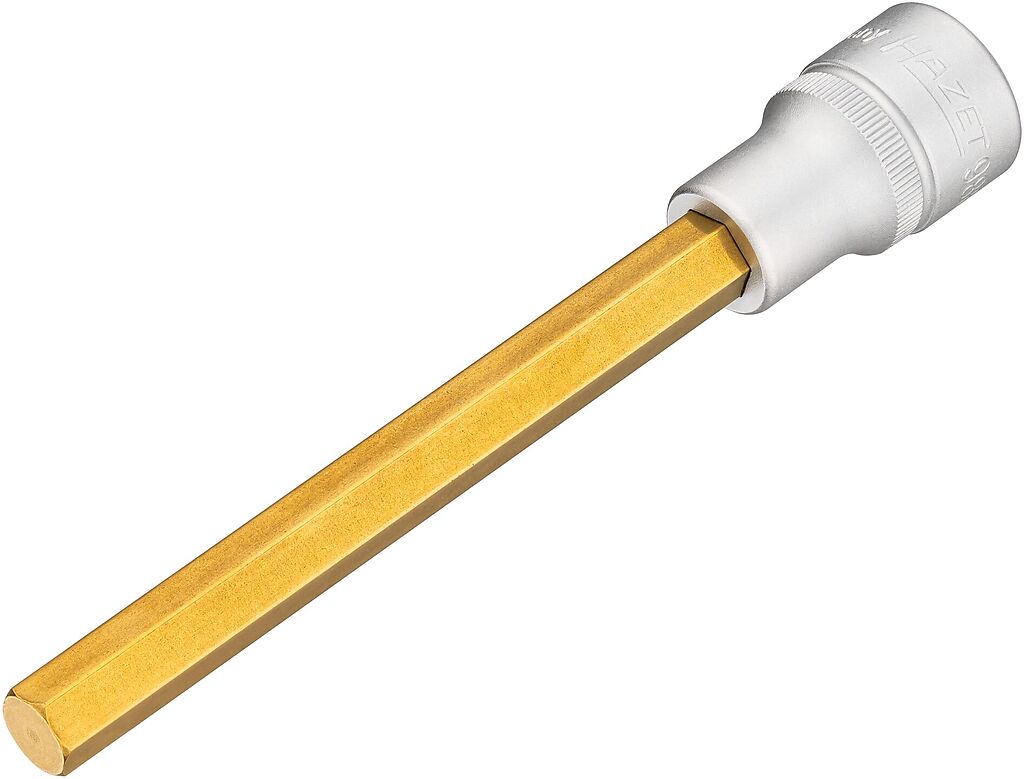 Muciņa ar sešstūra uzgali 10 mm, 1/2 collas, īpaši gara (986SL-10, HAZET)