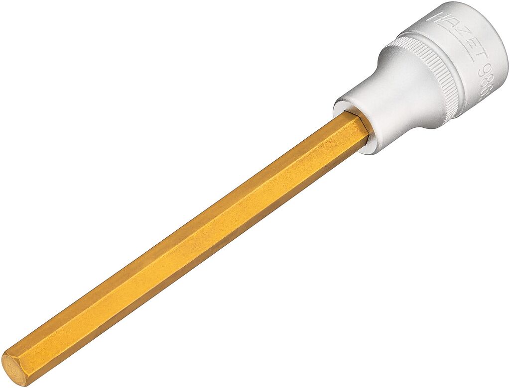 Muciņa ar sešstūra uzgali 8 mm, 1/2 collas, īpaši gara (986SL-8, HAZET)