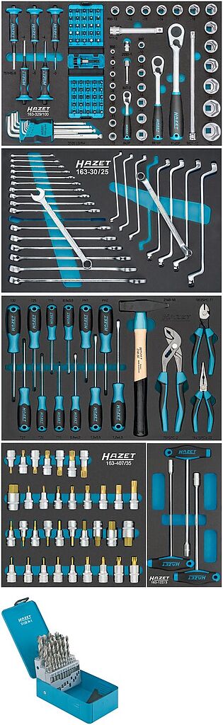 Instrumentu komplekts (0-178N/204, HAZET)