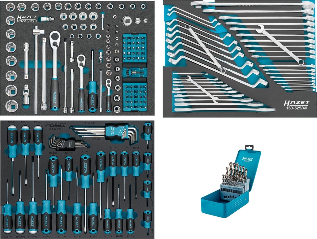 Instrumentu komplekts (0-179N/228, HAZET)