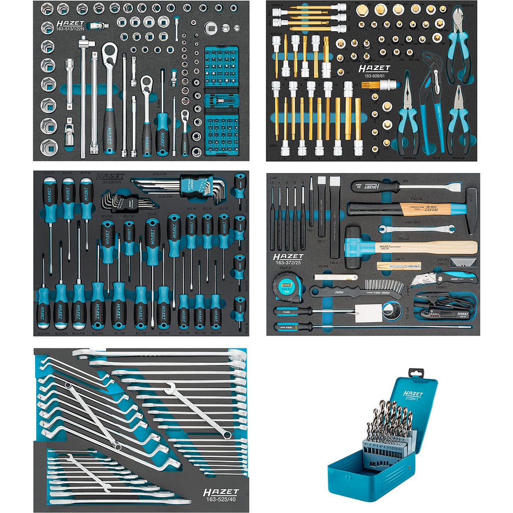 Instrumentu komplekts (0-179N/314, HAZET)