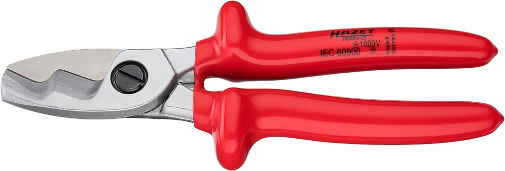Cable shears, with protective insulation 1804KV-33, HAZET