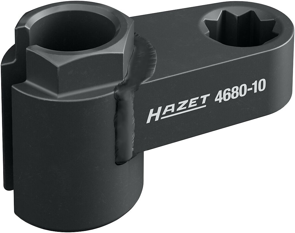 1/2″ Exhaust probe socket, Outside hexagon profile, Size 20 mm, Length: 66 mm 4680-10, HAZET