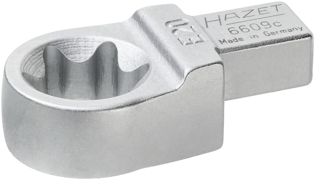 Ievietojamā gredzenveida TORX uzgriežņu atslēga E20 (6609C-E20, HAZET)