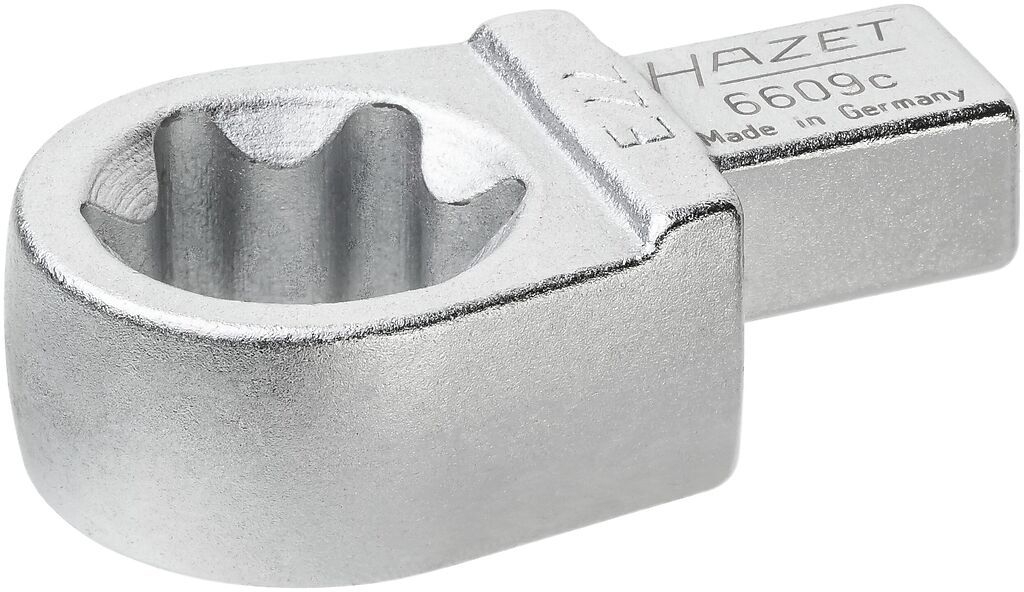 Ievietojamā gredzenveida TORX uzgriežņu atslēga E22 (6609C-E22, HAZET)
