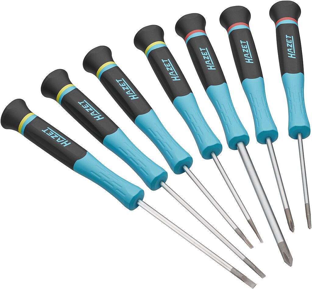 Electronic (precision) screwdriver set, 7 pcs (811EL/7, HAZET)