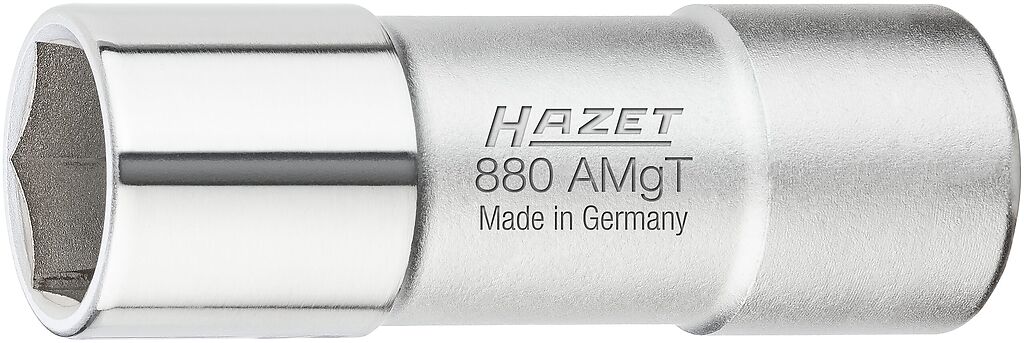 Spark plug socket 16 mm, 3/8 in., with magnet (880AMGT, HAZET)
