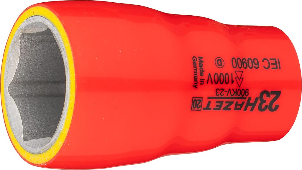 Socket, hexagon, 23 mm, with protective insulation (900KV-23, HAZET)