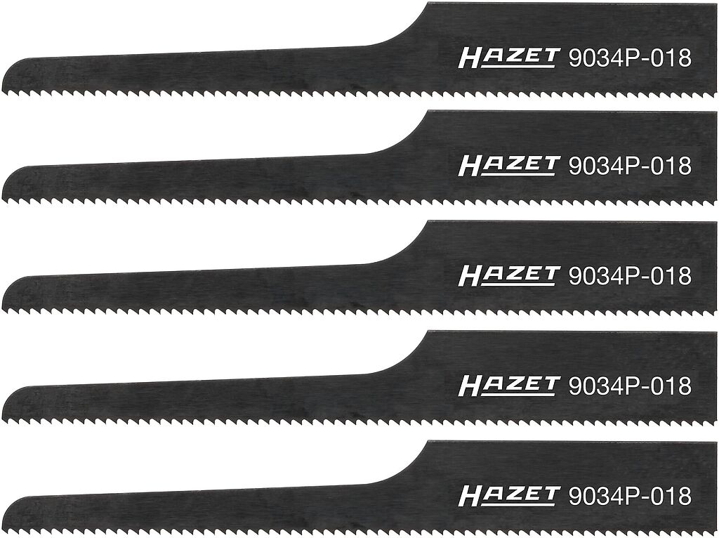 Sabre saw blade set 9034P-018/5, HAZET