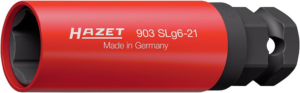 Impact socket 1/2″, external hex grip, 21 mm, 87 mm (903SLG6-21, HAZET)