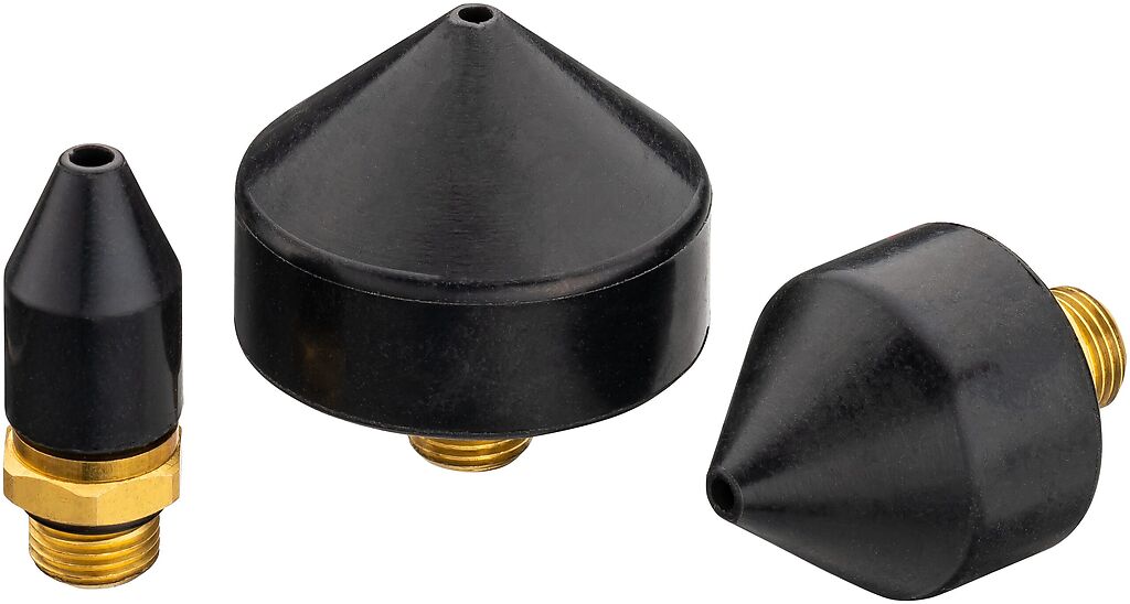 Cone set for cooling system adapter (9040-42/3, HAZET)