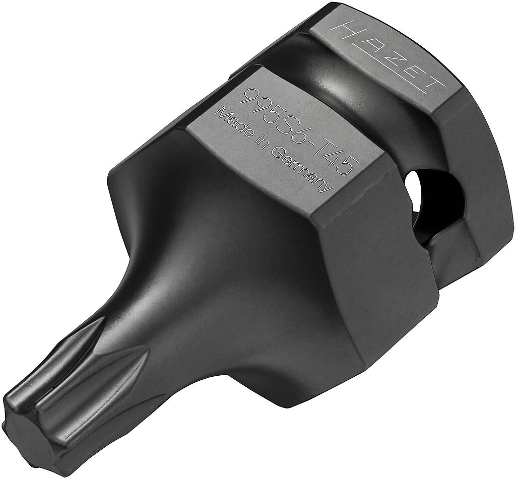 Smūginė galvutė 1/2″ su vidiniu TORX T45, trumpa, 43 mm (995S6-T45, HAZET)