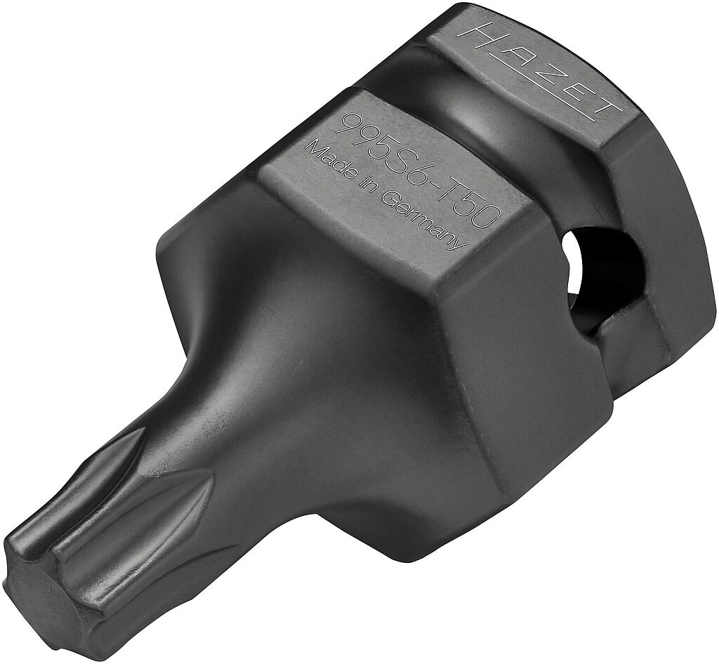 Trieciena muciņa 1/2″ ar iekšējo TORX T50, īsa, 43 mm (995S6-T50, HAZET)