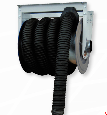 Exhaust gas collection reel with nozzle Coral (APTC-100/7-C)