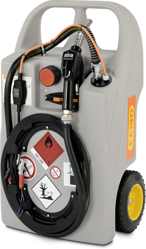 Diesel trolley 60 l, CENTRI SP30 with cable, automatic nozzle, BCS 56×4 (11133, CEMO)