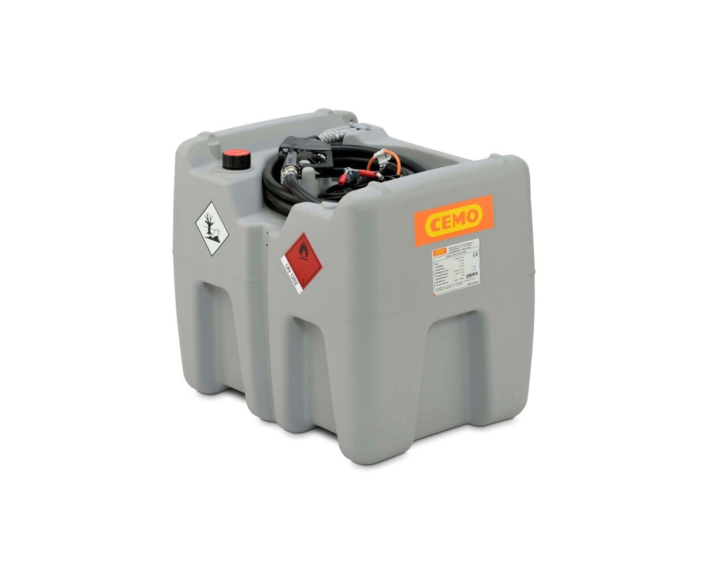 DT-Mobil Easy 210 l dīzeļa tvertne ar CENTRI SP30 sūkni (30 l/min) un uzgali, bez vāka (10978, CEMO)