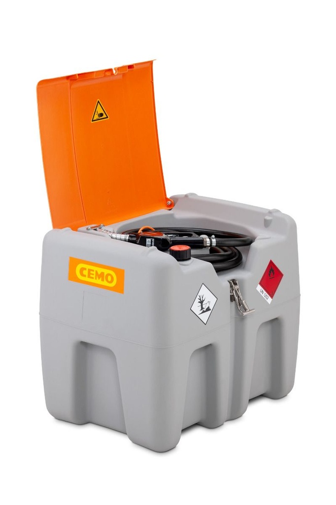 DT-Mobil Easy 210 l diesel tank (CAS) with hinged lid, without charger and battery (11594, CEMO)