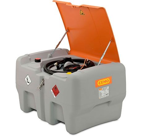 DT-Mobil Easy 440 l diesel tank with CENTRI SP30 pump (30 l/min), nozzle and lid (10987, CEMO)