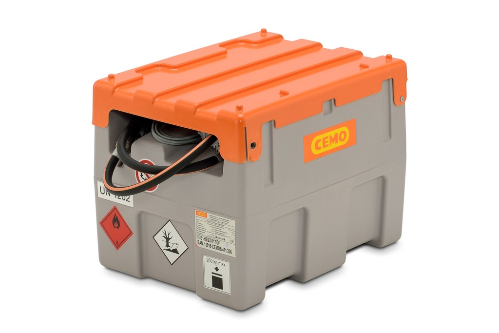 DT-Mobile Easy 200 l wi. elect. pump 24V, 40l/min, auto. delivery nozzle &flap lid, CEMO (10112)