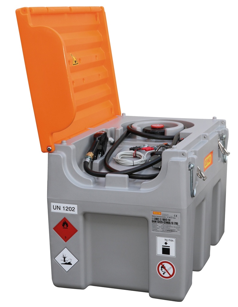 DT-Mobil Easy 460 l dyzelino talpa su 24 V elektriniu siurbliu (40 l/min) (10419, CEMO)