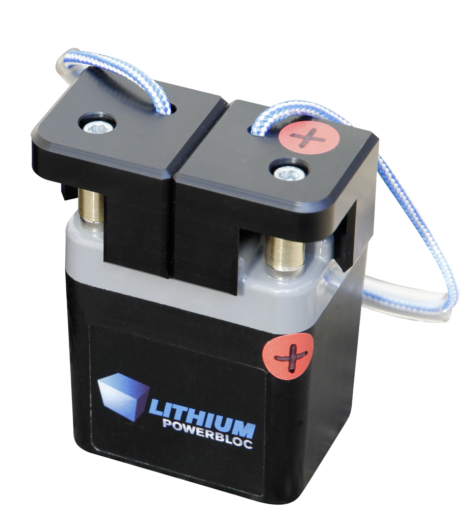 Li-Power-Block battery system 12.8 V - 3.3 Ah with charger, CEMO (10749)
