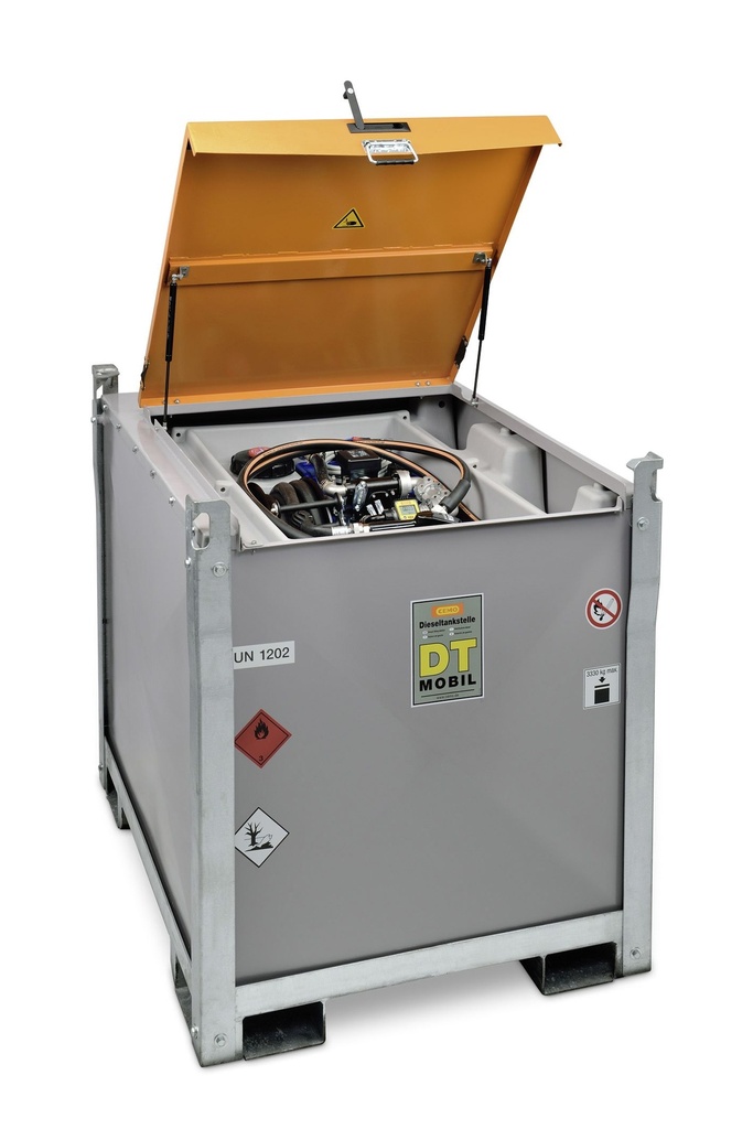 DT-Mobil PRO COMBI PE 850/100 l Premium with Cematic Duo 24/12 V electric pump (10804, CEMO)