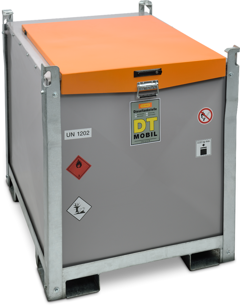 DT-Mobil PRO ST 980 l Basic (CAS) su perpildymo jutikliu (GWG) ir ELP Cematic 56/18 siurbliu (11930, CEMO)