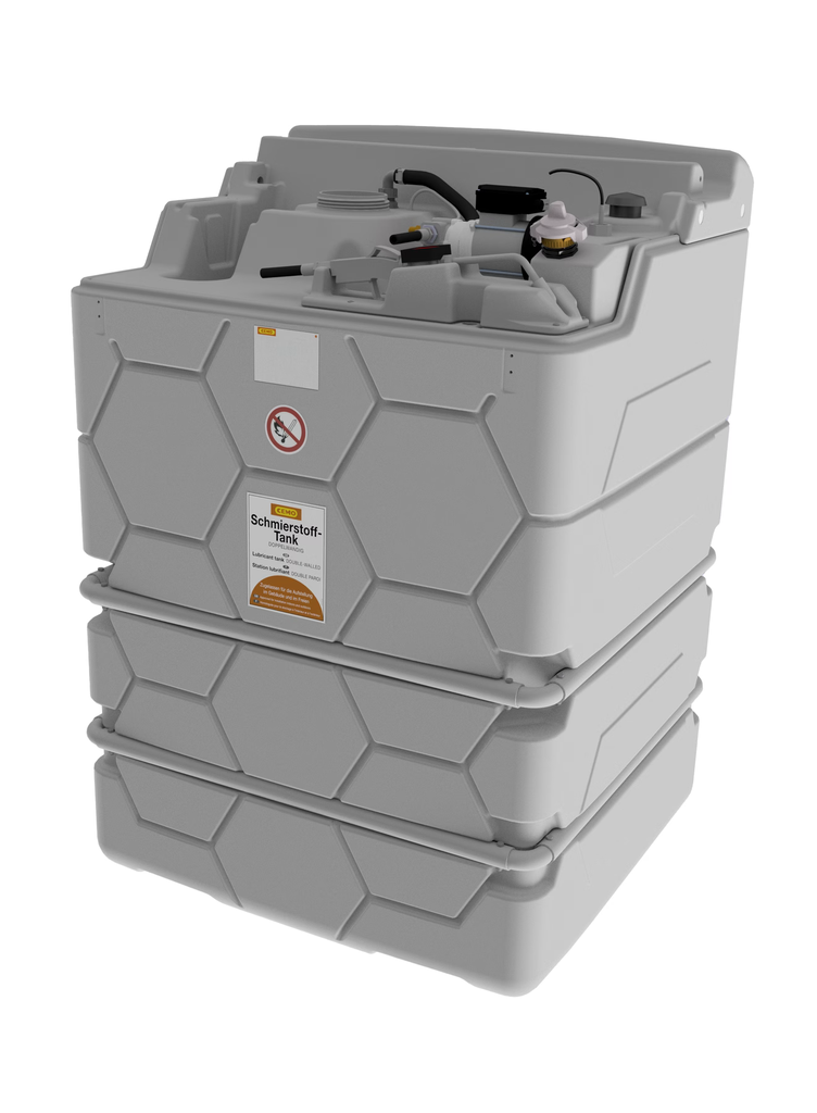 CUBE-Tank 1500 l smērvielām, iekštelpu, Basic (10309, CEMO)