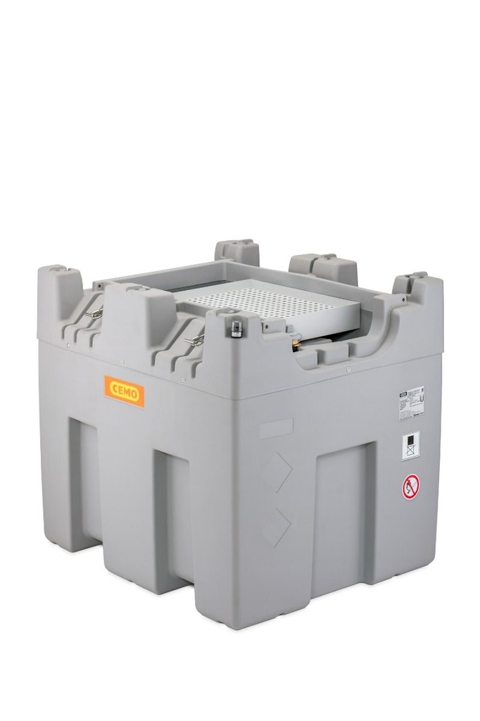 CUBE-Wasteoil tank 980 l Indoor without hinged lid 11861, CEMO