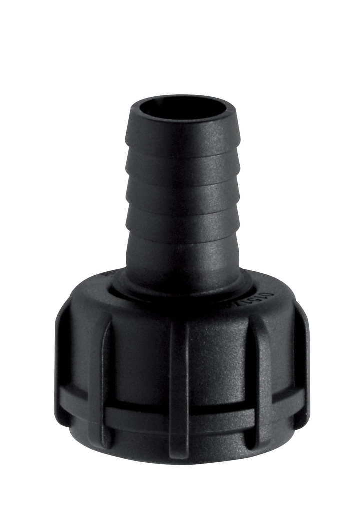 DN 19 hose connecting piece with locknut (for Cematic blue) (8731, CEMO)