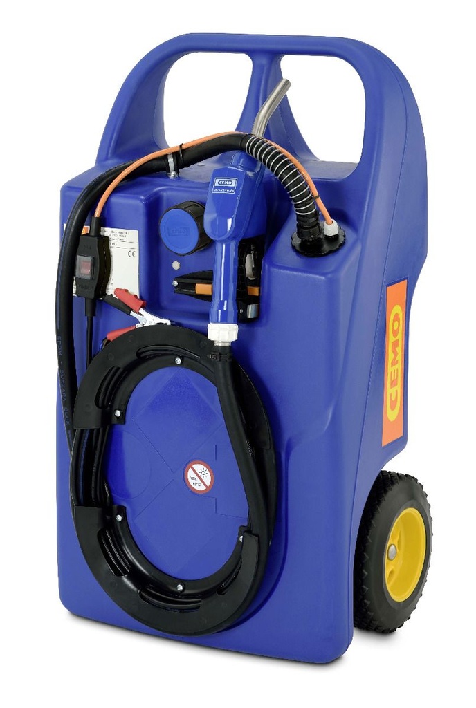 AdBlue® trolley 60 l, 12 V, automatic nozzle and cable, CENTRI SP 30, BCS 56x4, CEMO (11128)