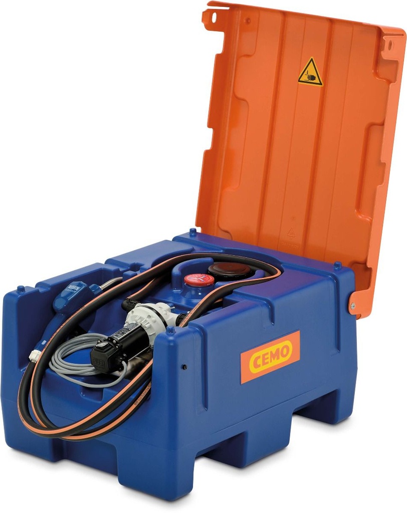 CEMO Blue-Mobile Easy 125 l AdBlue® dispensing unit, 12 V, 30 l/min, automatic nozzle, with lid (10314, CEMO)