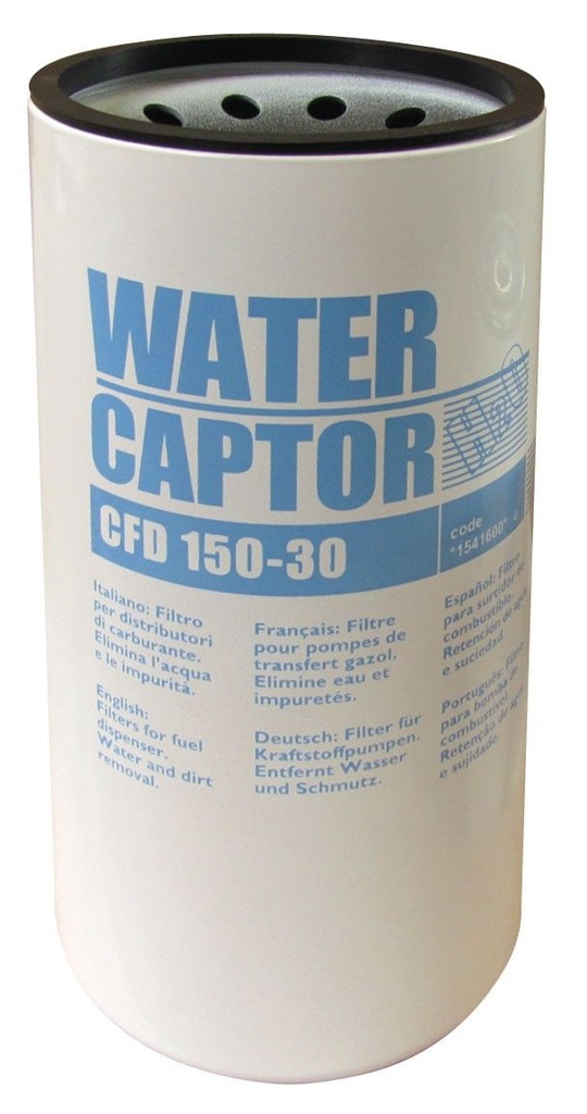 Cartridge filter with water separator, 150 l/min, CEMO (10032)