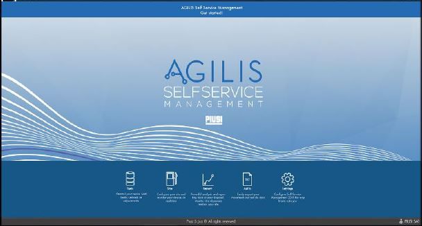 SELFSERVICE MANAGEMENT AGILIS-USB programinė įranga, skirta MC (11909, CEMO)