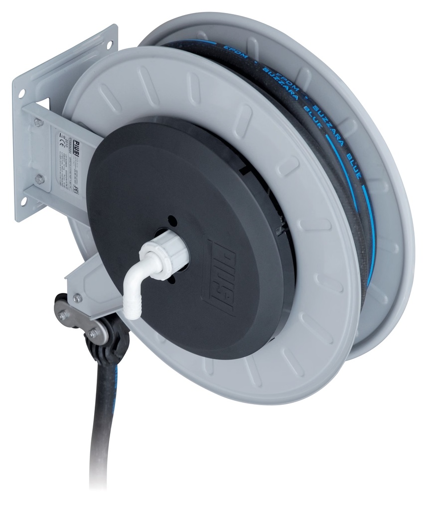 Hose reel open, 15 m, painted steel plate (10561, CEMO)
