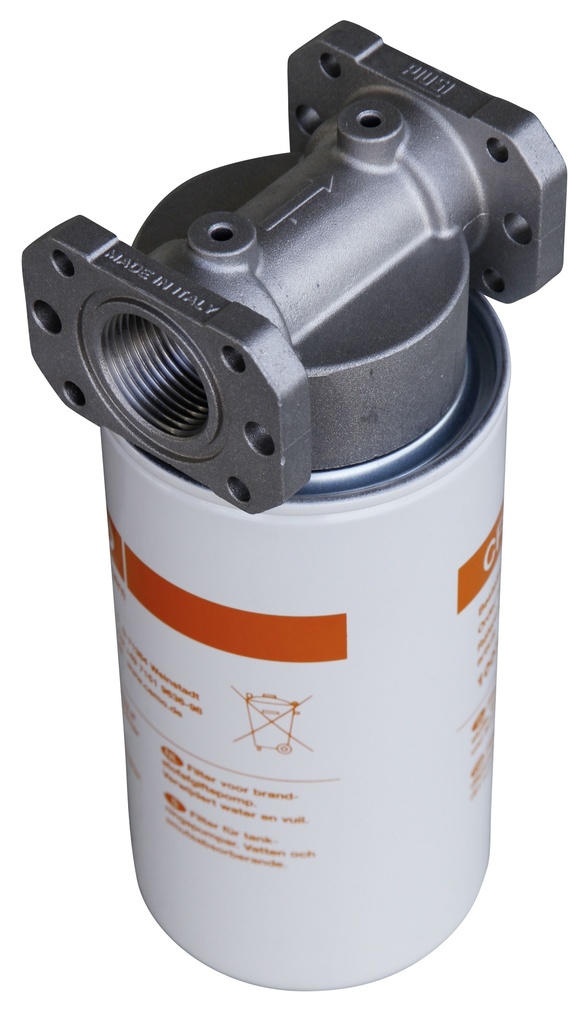 Kasetnes filtrs ar ūdens separatoru, 1" savienojums, 70 l/min, CEMO (8122)