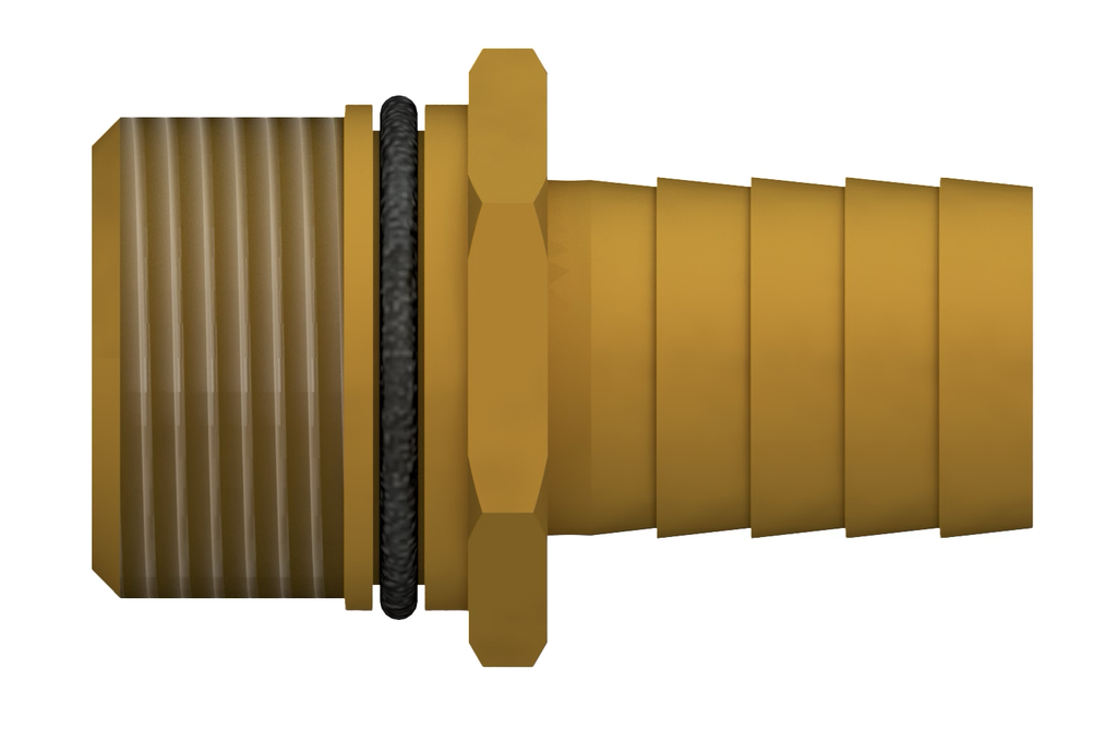 Hose nozzle 1"M - DN 25, for SP 80, integrated non-return valve, O-ring, CEMO (11964)