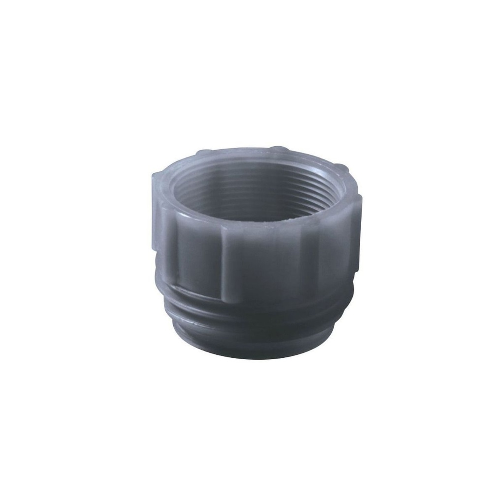 Threaded adapter from 2 in. fine (I) to 2 in. Mauser coarse (A) S70 x 6 (10448, CEMO)