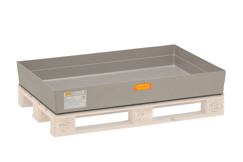 GRP sump pallet 150 l with fixing pins 800×1200 (5114, CEMO)