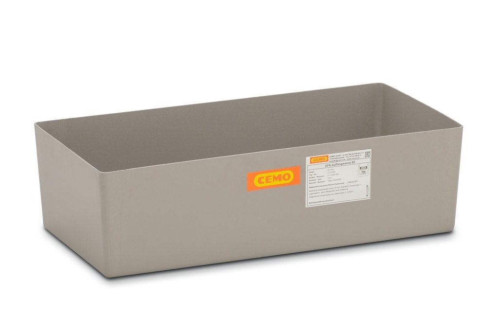 GRP sump pallet 65 l 820x410x230 mm, CEMO (7086)