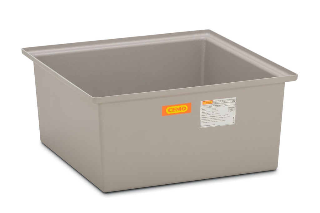 GRP surinkimo padėklas 220/1 853x853x39 cm 7867, CEMO
