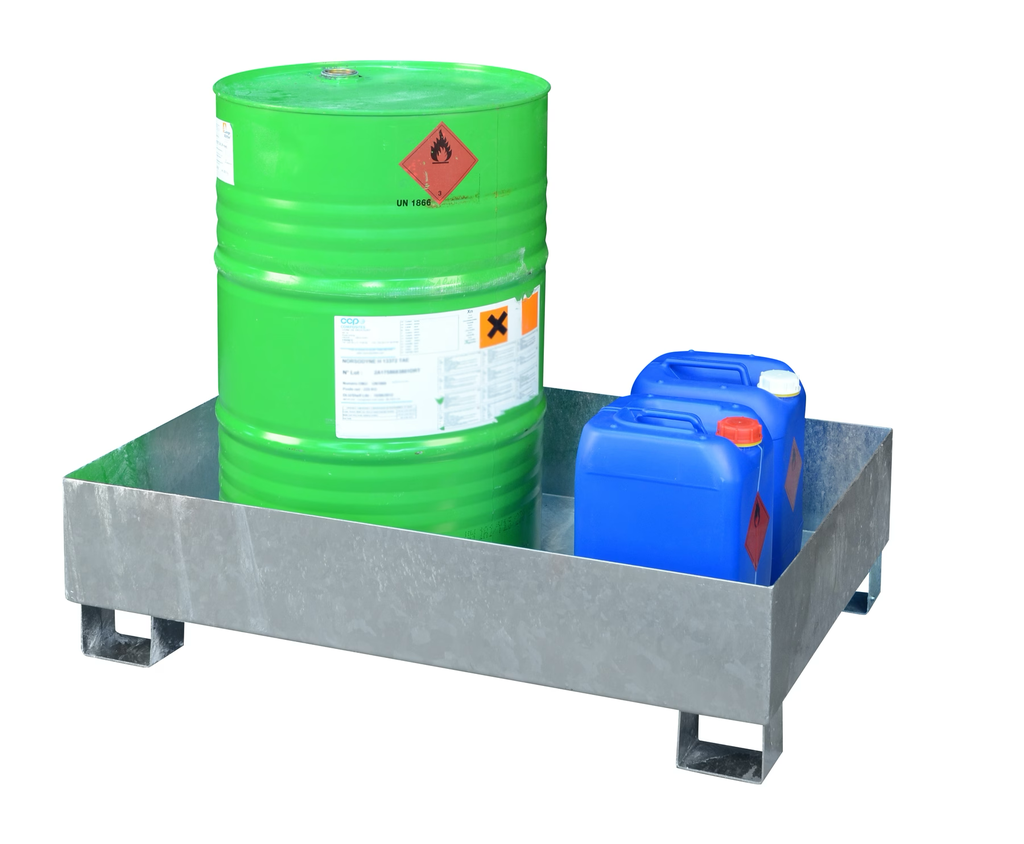 Sump pallet SO2, without grating, galvanised, CEMO (7680)