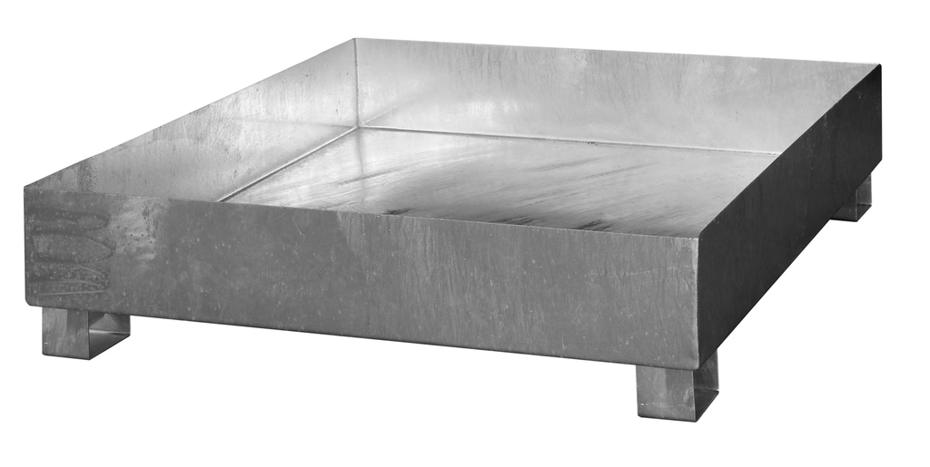 Sump pallet SO4, without grating, galvanised, CEMO (7682)